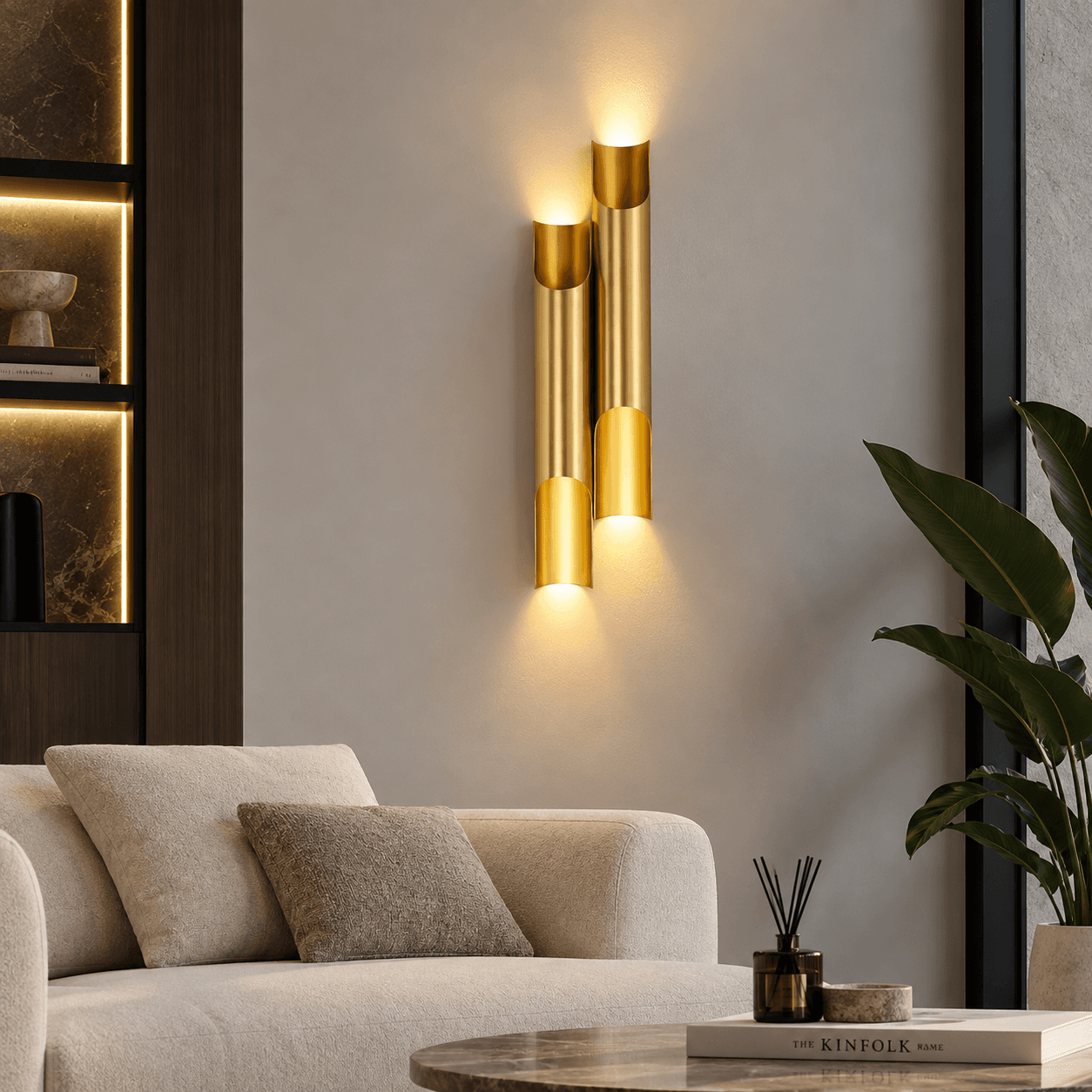 Aurelia Fluted Column Wall Sconce