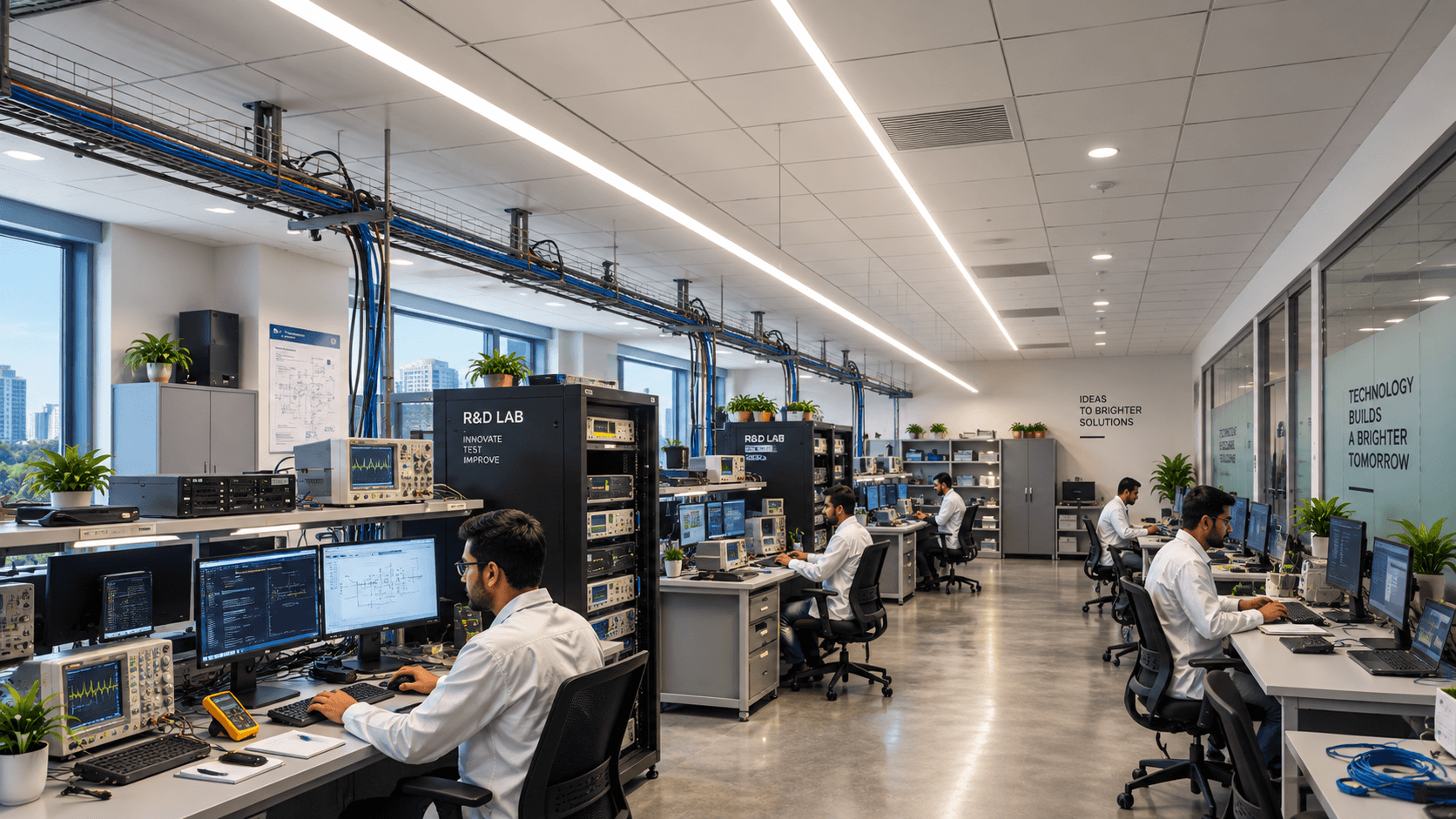 Ericsson India Telecom Centre - ERICSSON Architectural Lighting by Edison Lighting