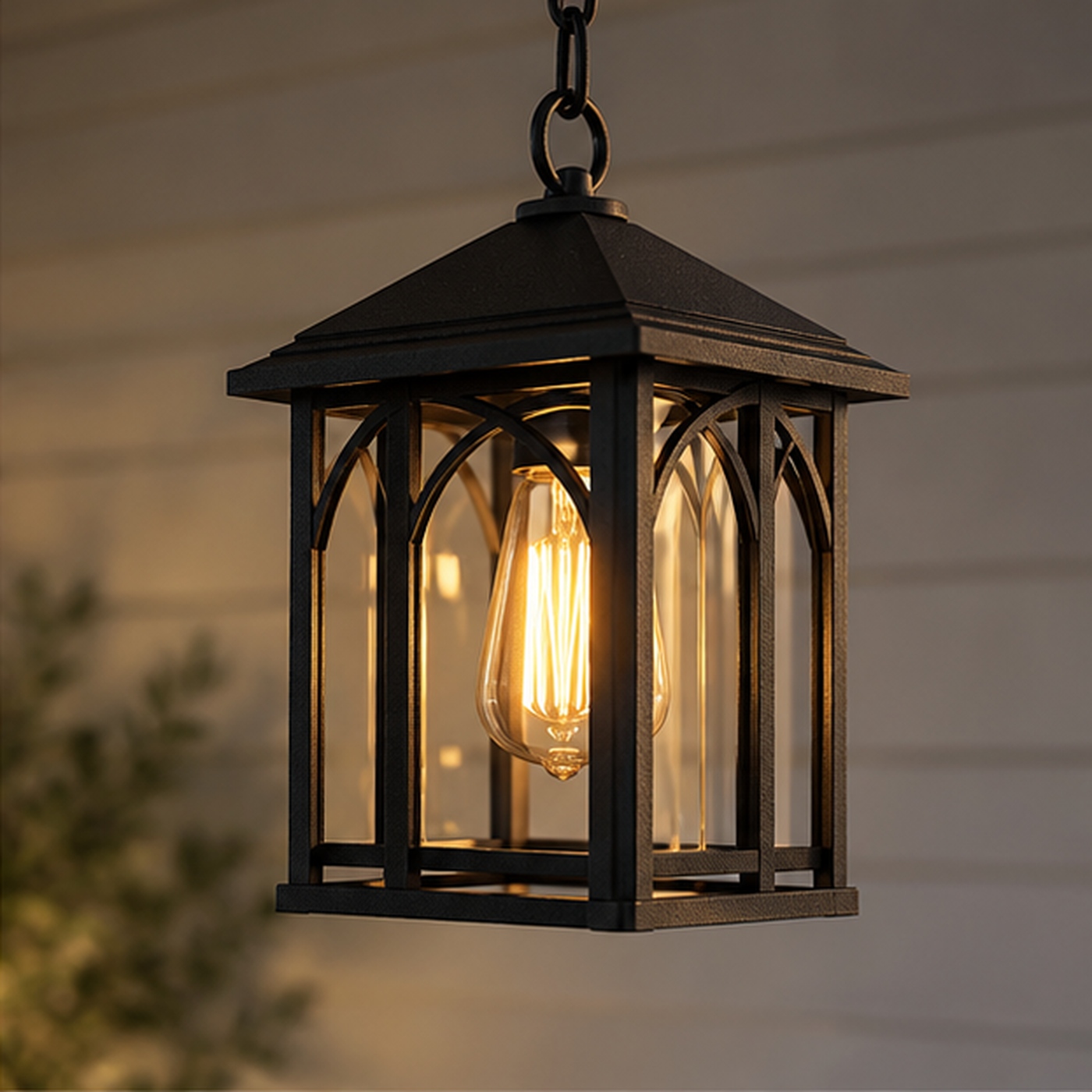 Aethelgard Heritage Glass & Metal Lantern photo 3