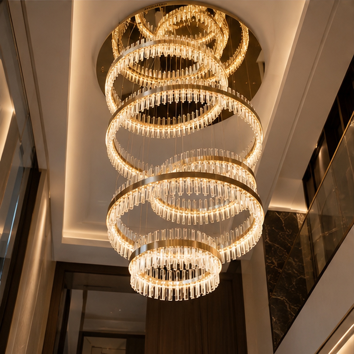 Aurum Grand Multi-Tier Ring Chandelier (Classic / Premium) photo 2